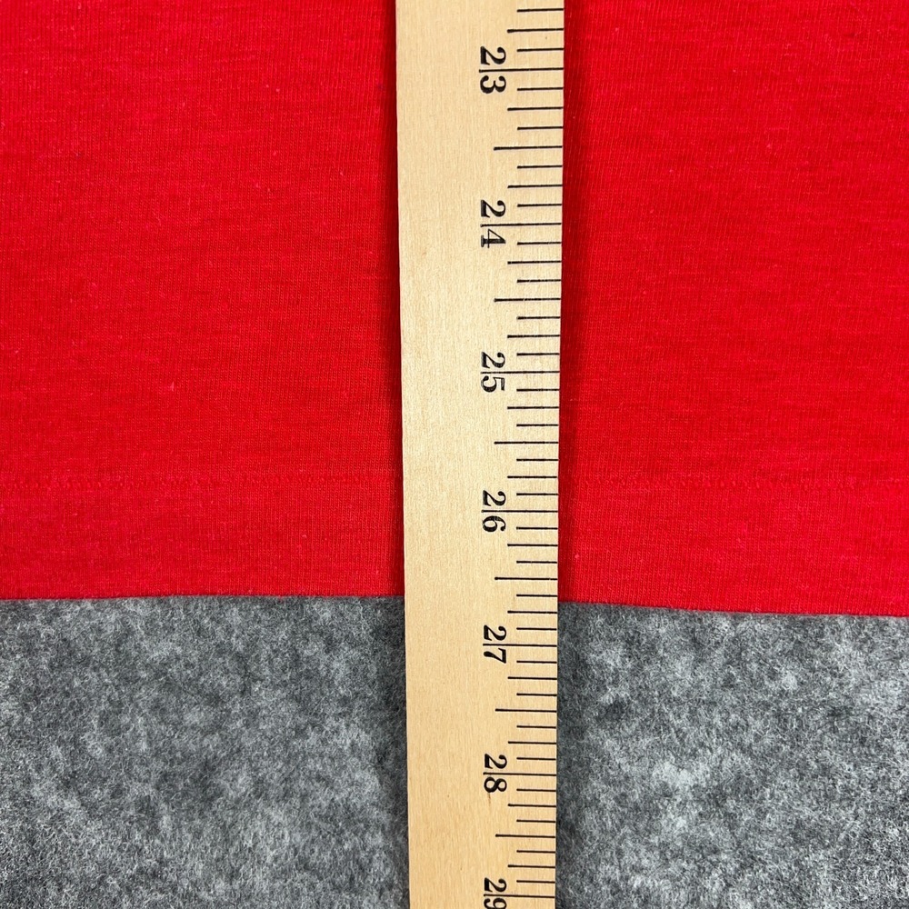 VTG PUMA Shirt Mens Medium Red Sportswear Logo Single Stitch 80s Tee USA‎ Made - Picture 9 of 10